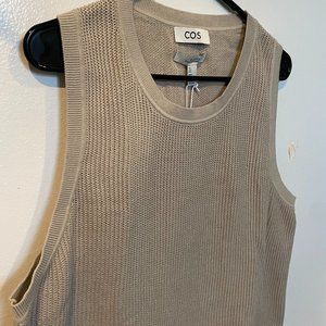 Brand New COS Knit Tank Top - Size L